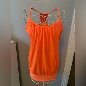 Lululemon orange sports top
